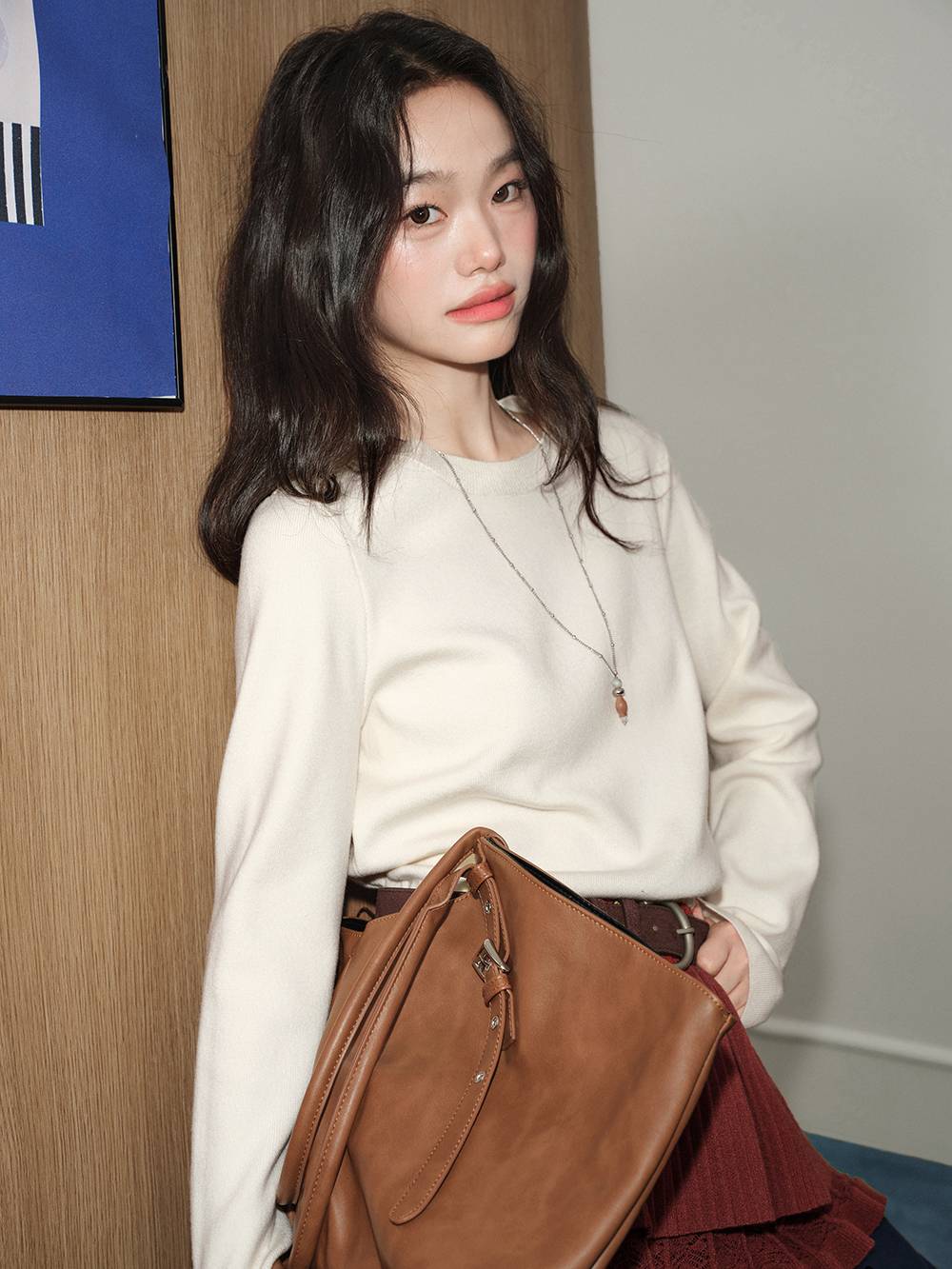 Layered Hem Knit Top