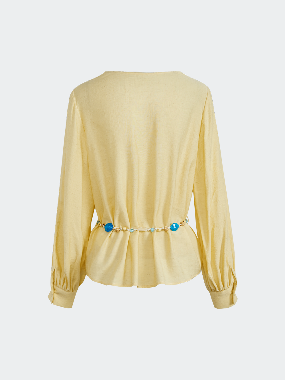Cowl Neck Long-sleeve Top