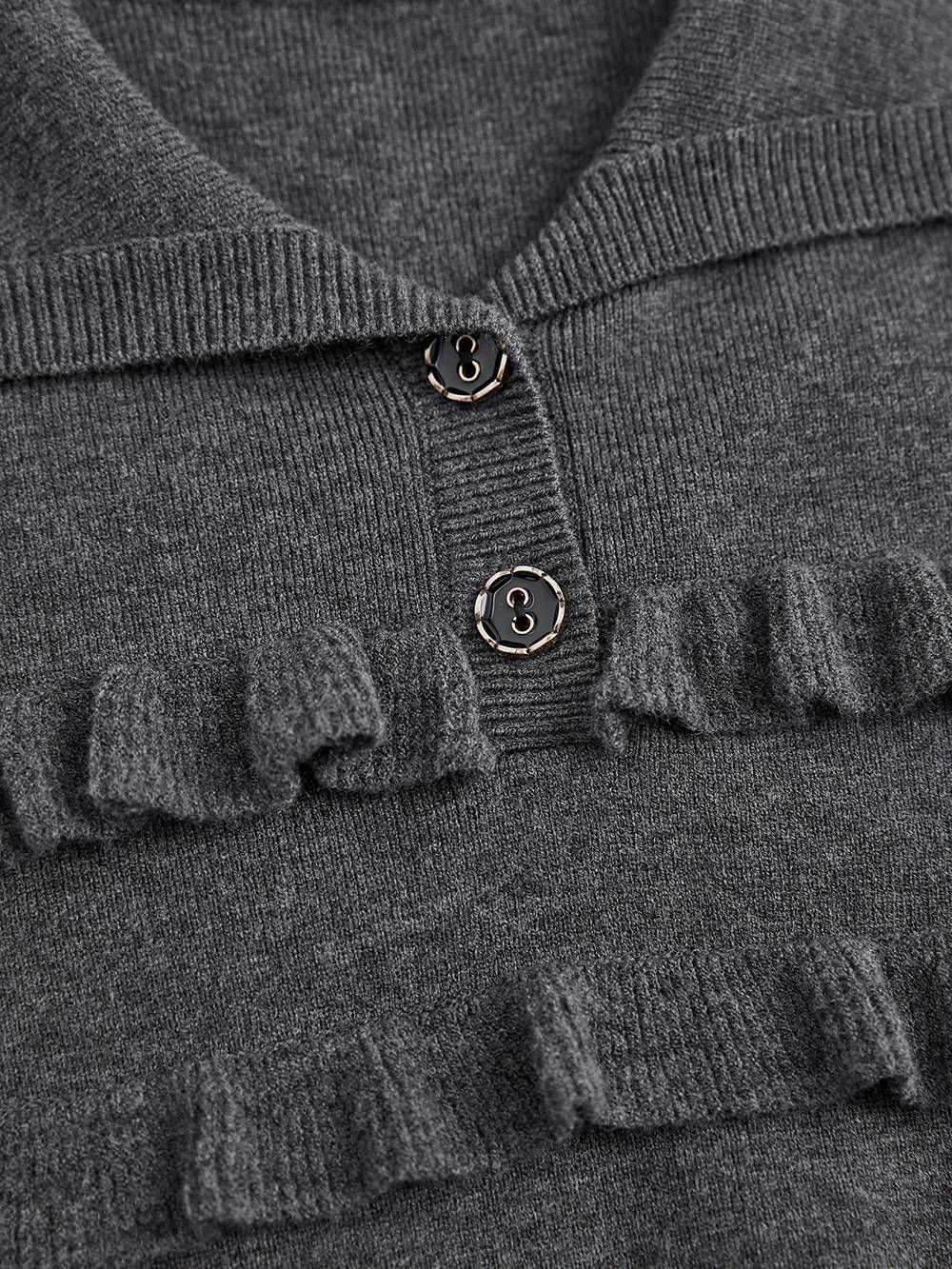 Sailor Collar Knit Dress