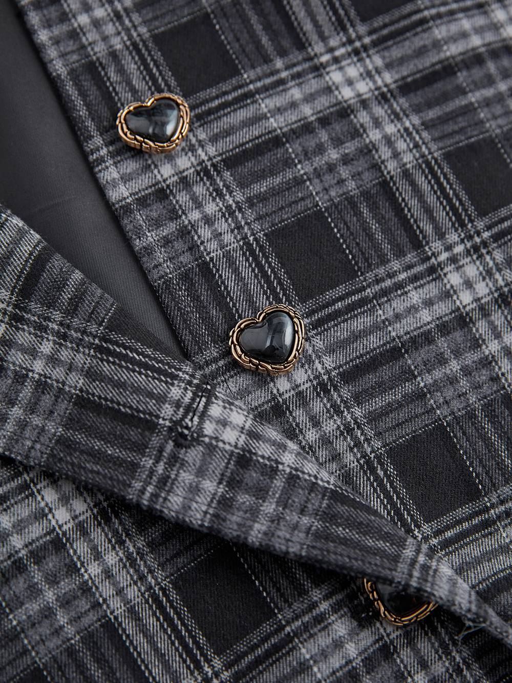 Plaid Bubble Hem Dress