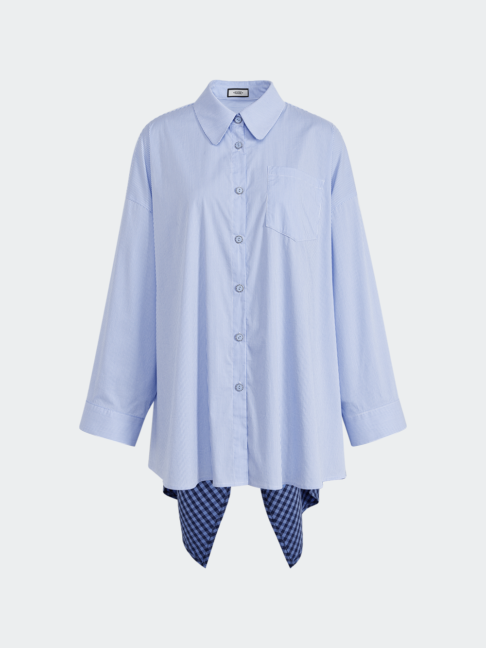 Asymmetrical Hem Blouse