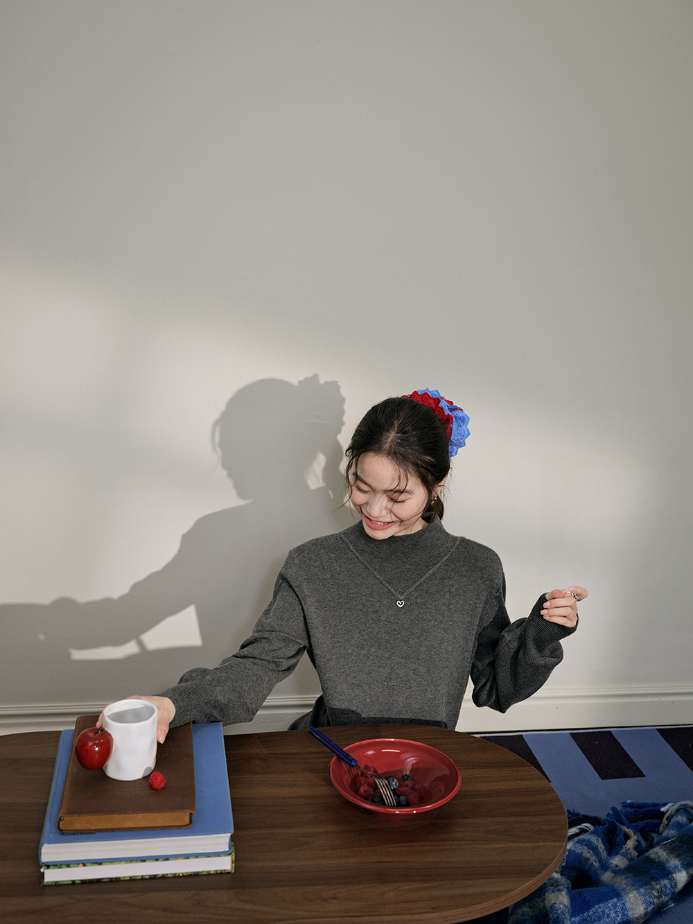 Mock Neck Knit Dress