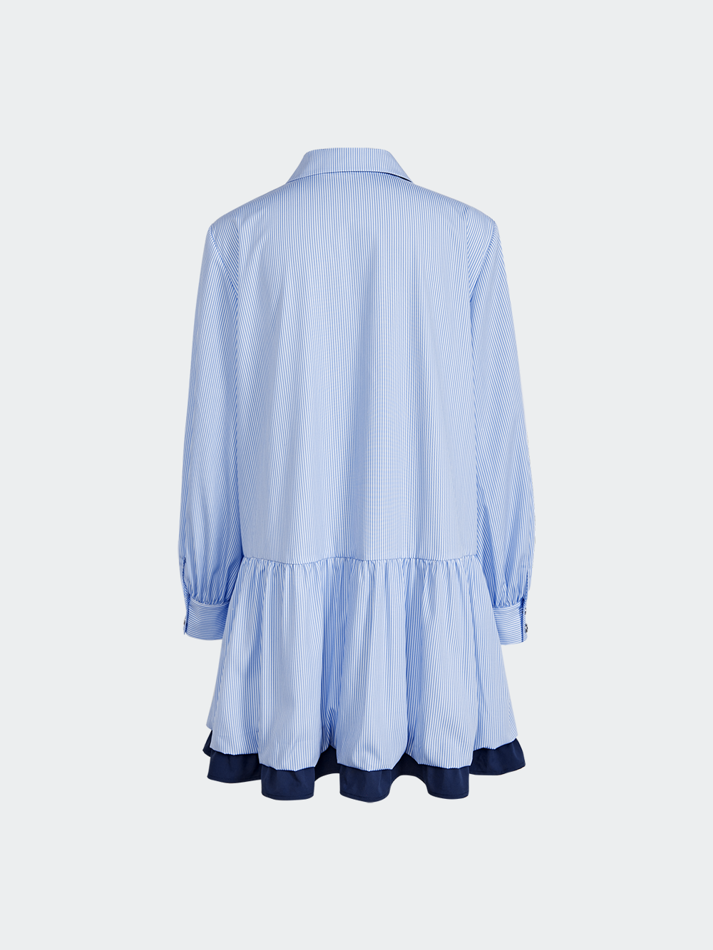 Ribbon Tie Shirt Dress