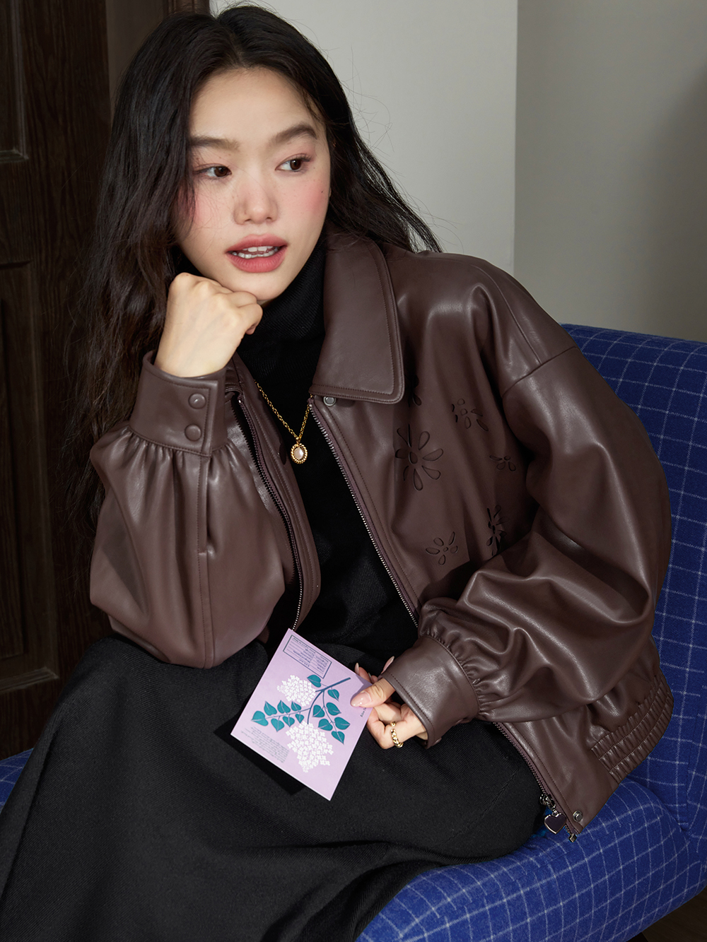 Turtleneck Knit Dress