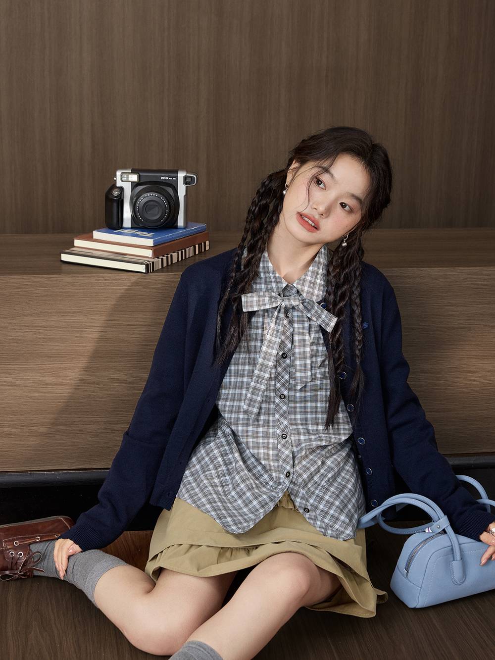 Cardigan Sweater and Knit Vest