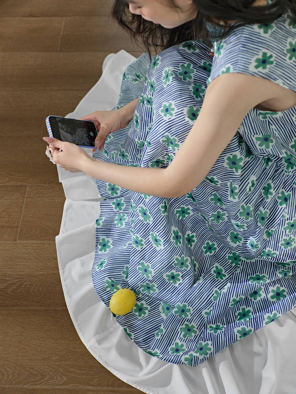 Sleeveless Floral Dress