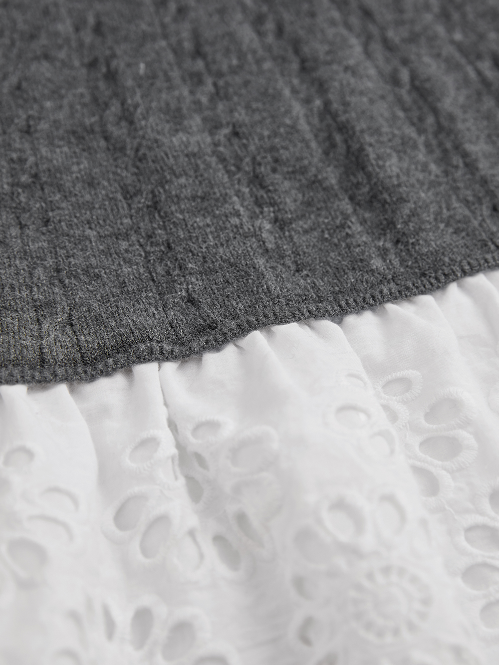 Layered Lace Hem Dress