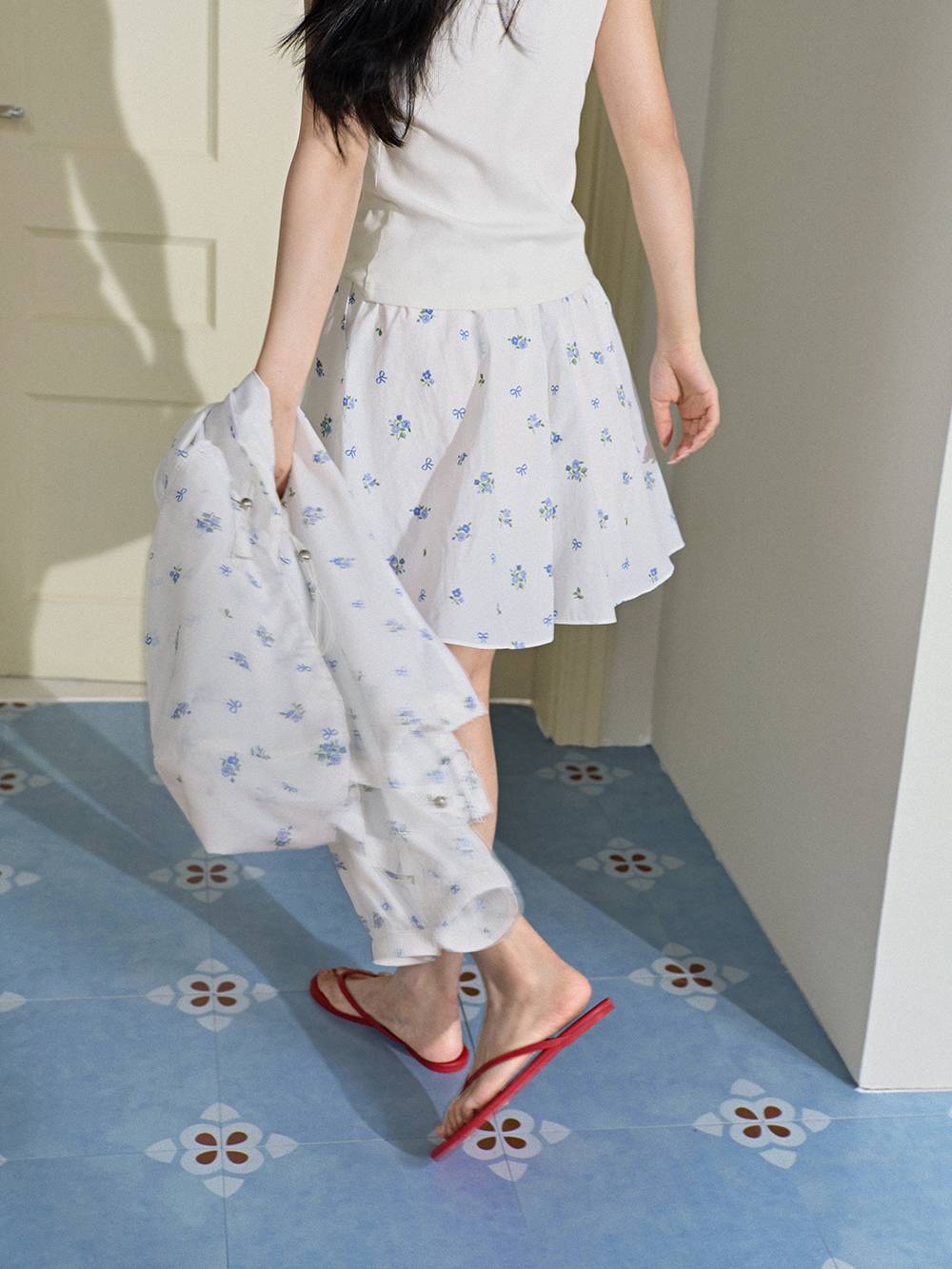 Floral Jacket and Shorts