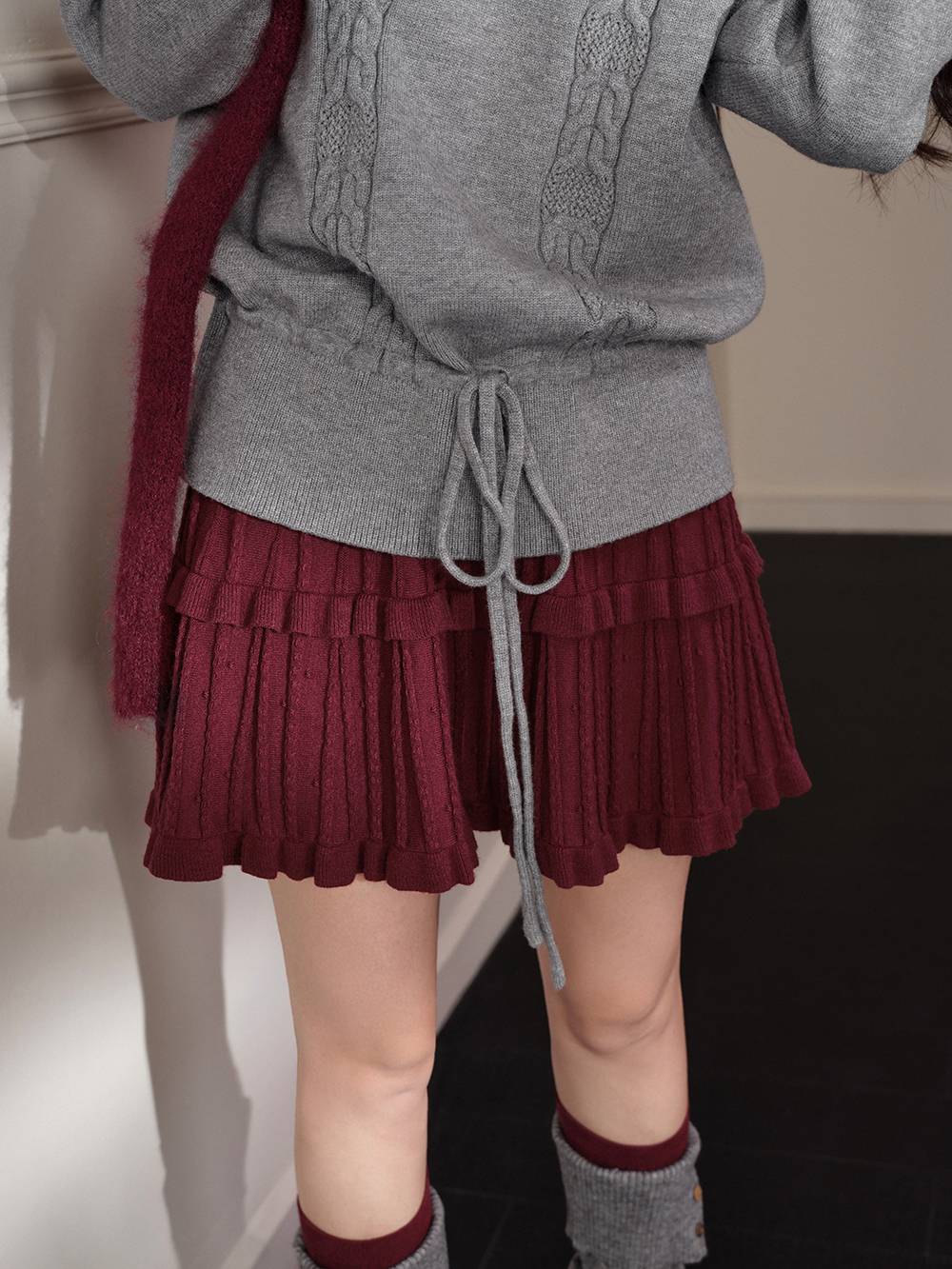 Knit Sweater and Skirt