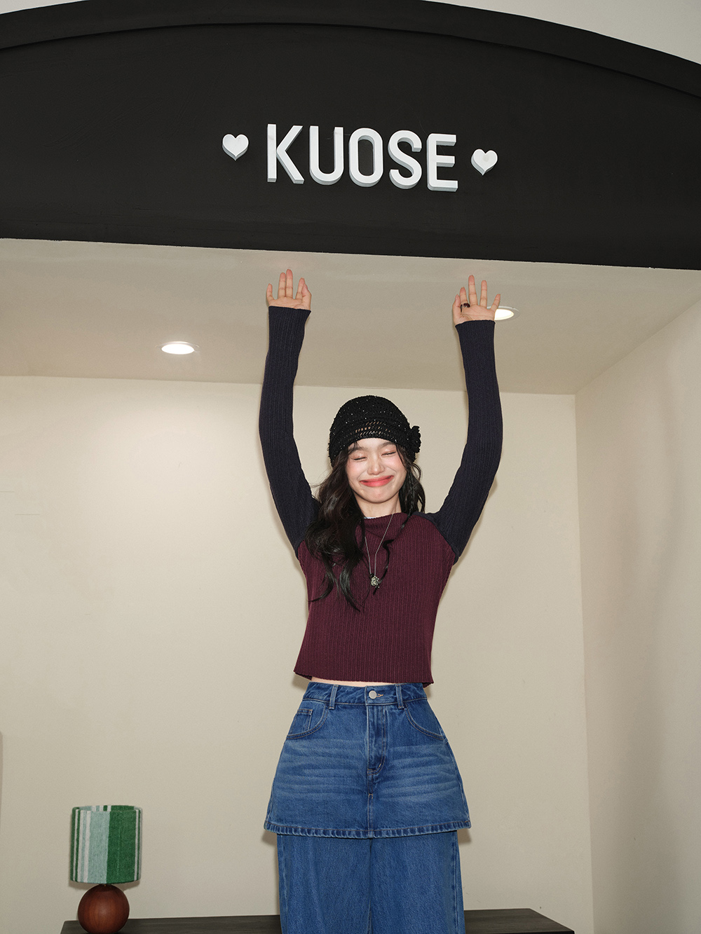 Long-Sleeve Knit Top