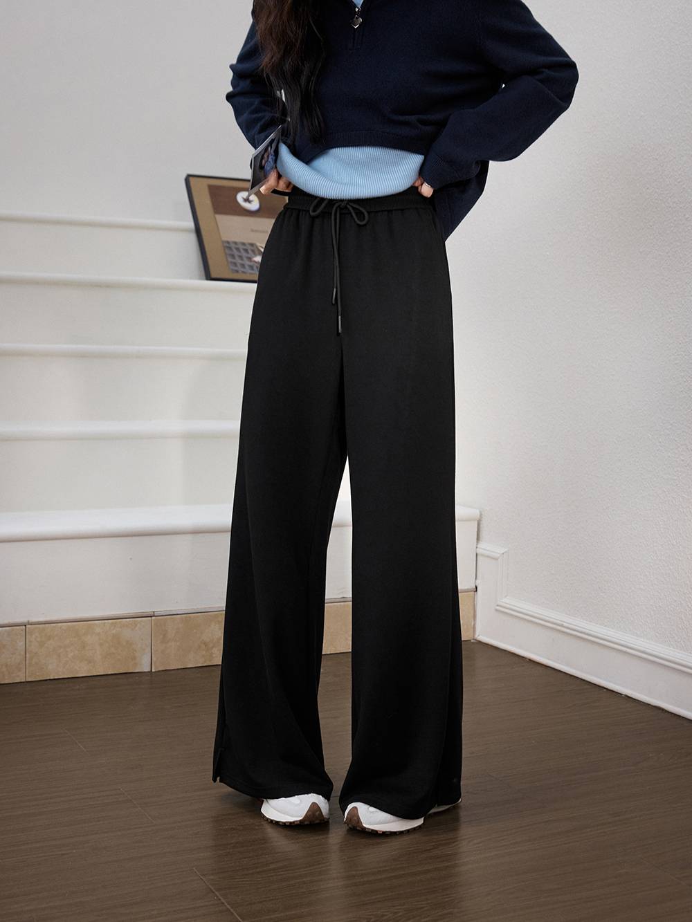 High-Waisted Flared Pants