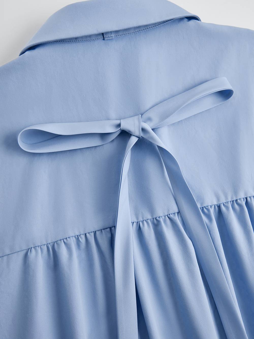 Ribbon Tie Back Blouse