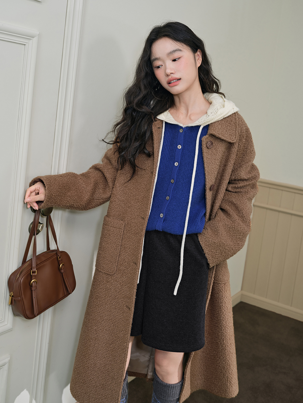 Hooded Cardigan Sweater