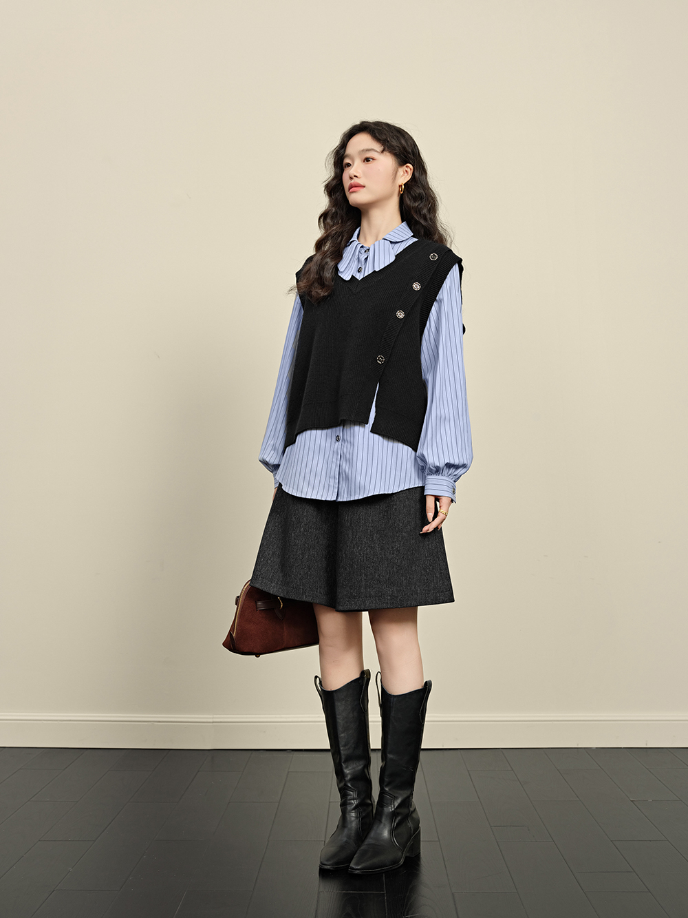 Bow Collar Shirt