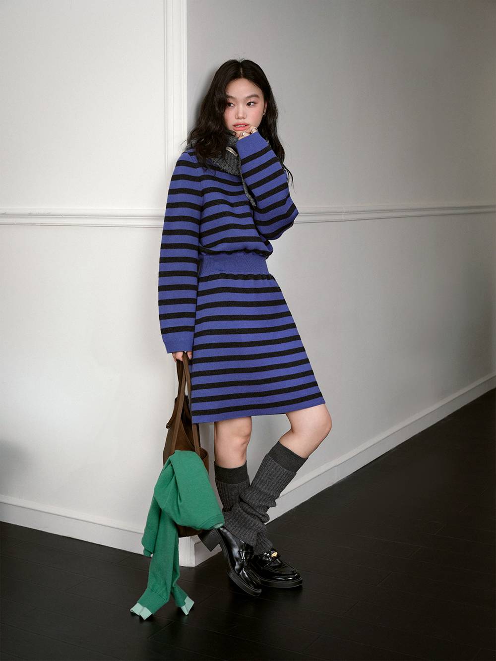 Striped Knit Dress