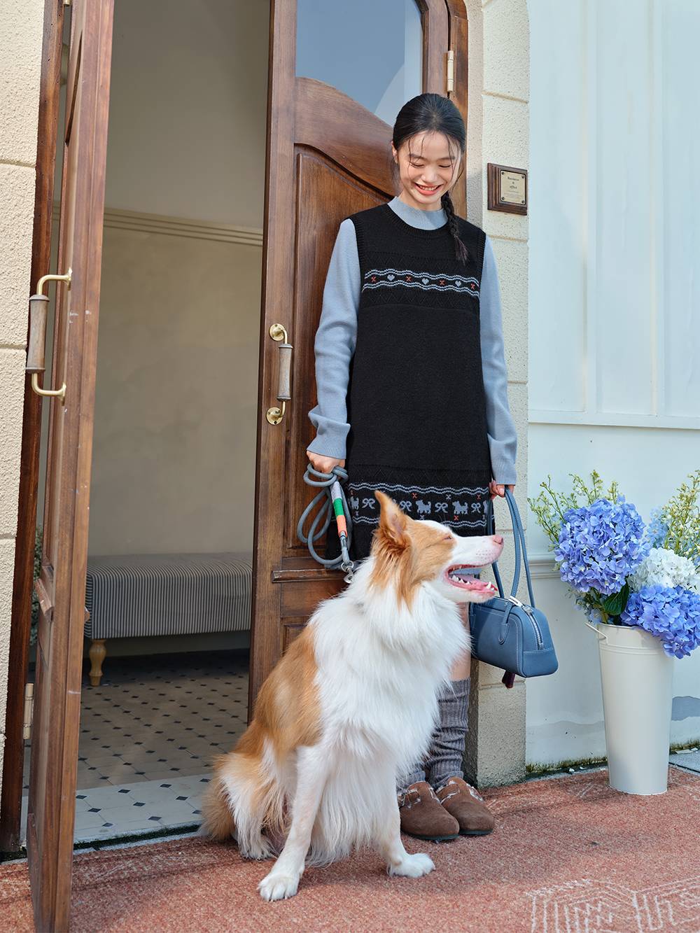 Fair Isle Knit Dress