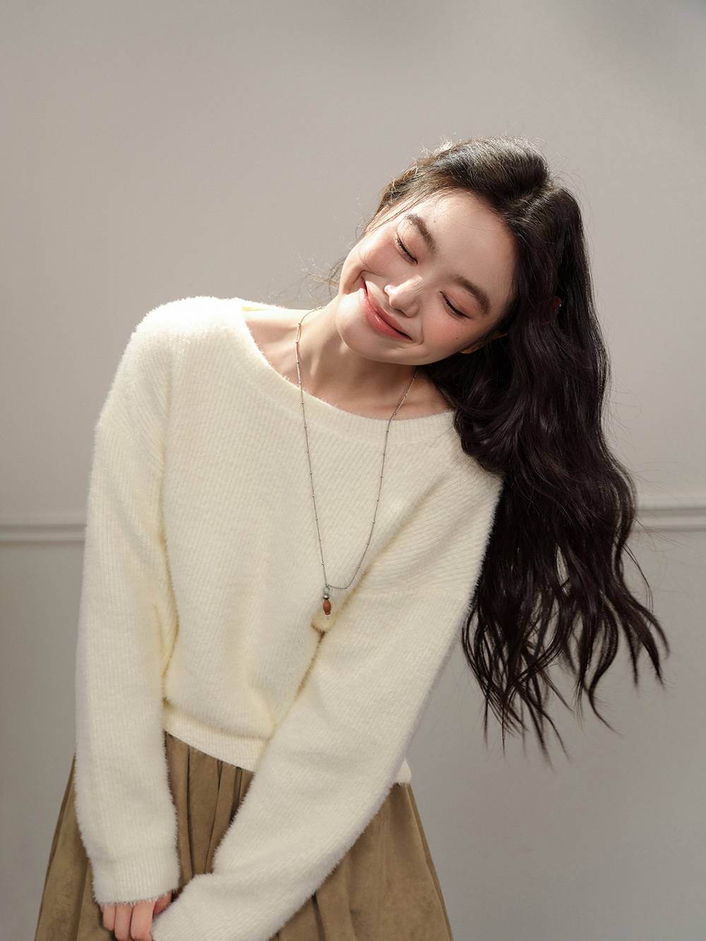 Waist-Cinched Sweater