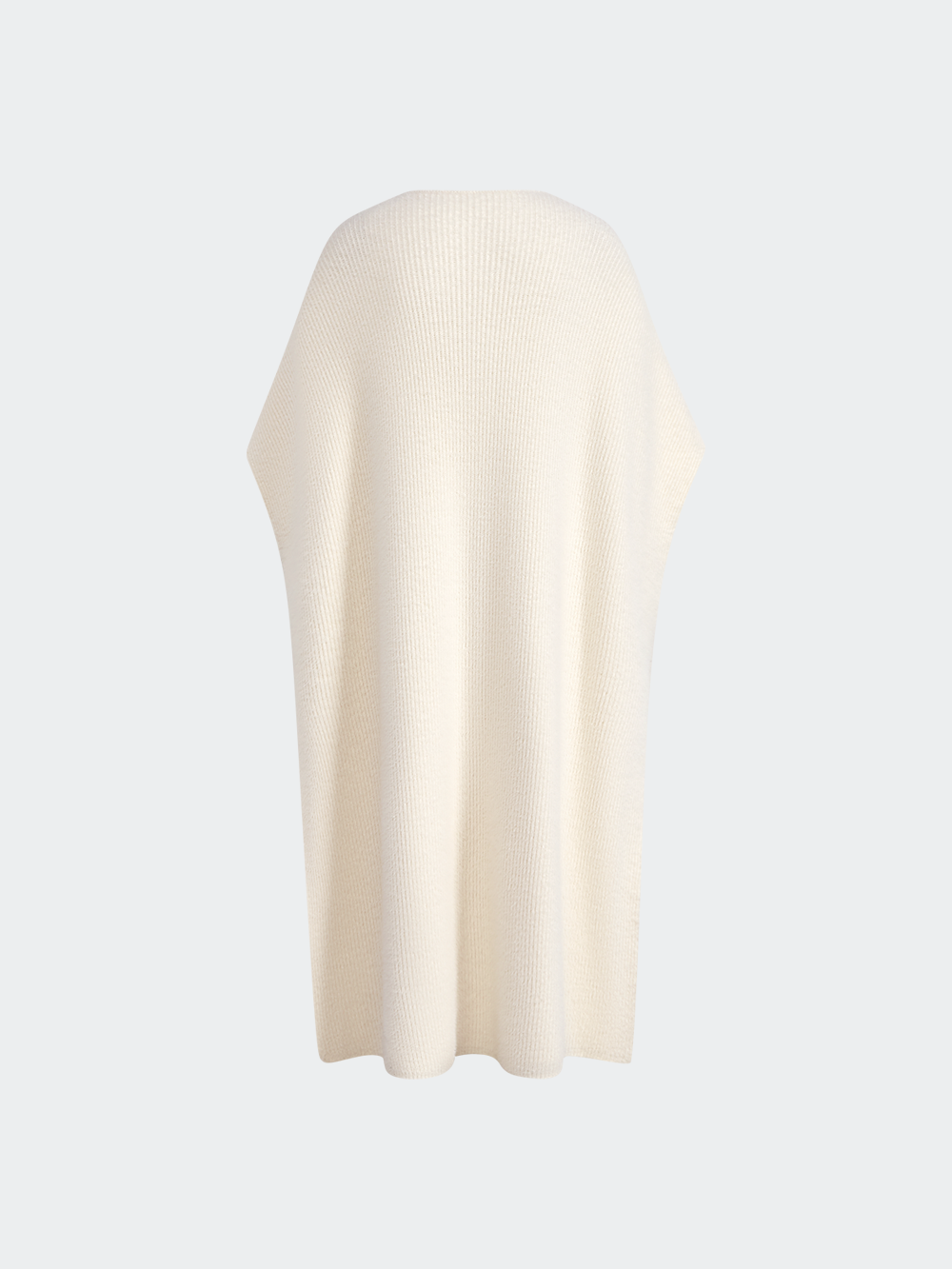 Longline Cardigan and Mock Neck Sweater