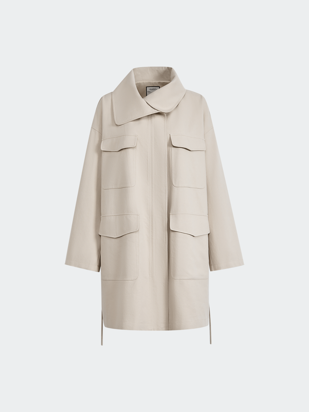 Double Layer Mid-Length Coat
