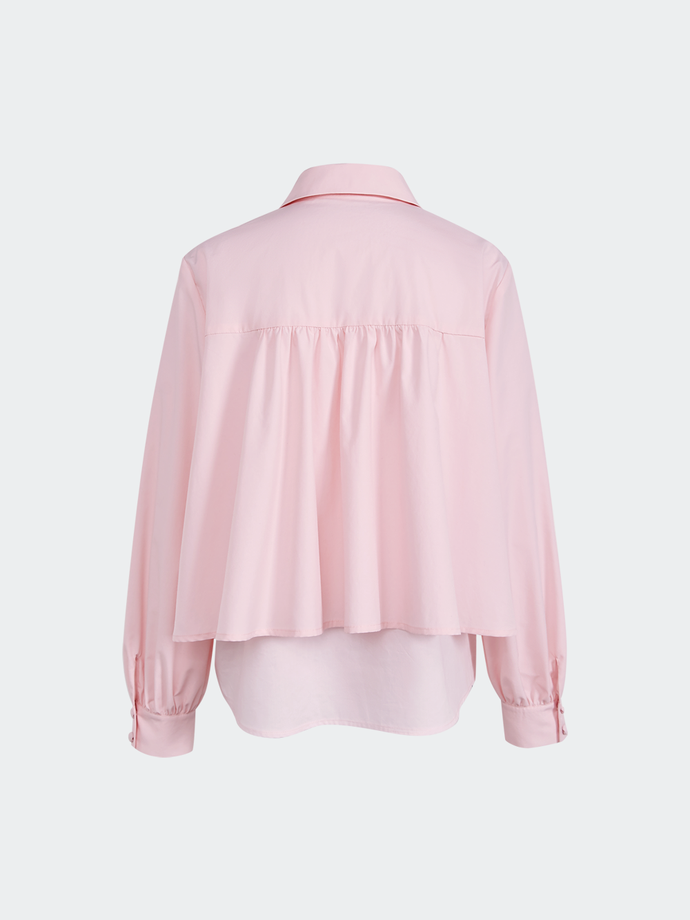 Pink Layered Look Blouse