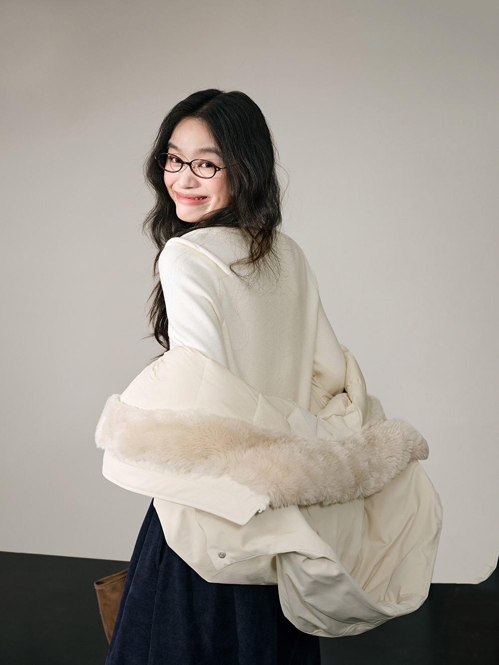 Hooded Stand Collar Down Jacket