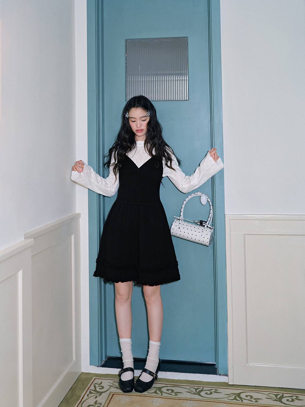 Cami Dress and Lace Top