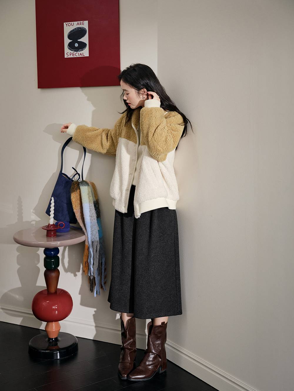 Faux Shearling Jacket