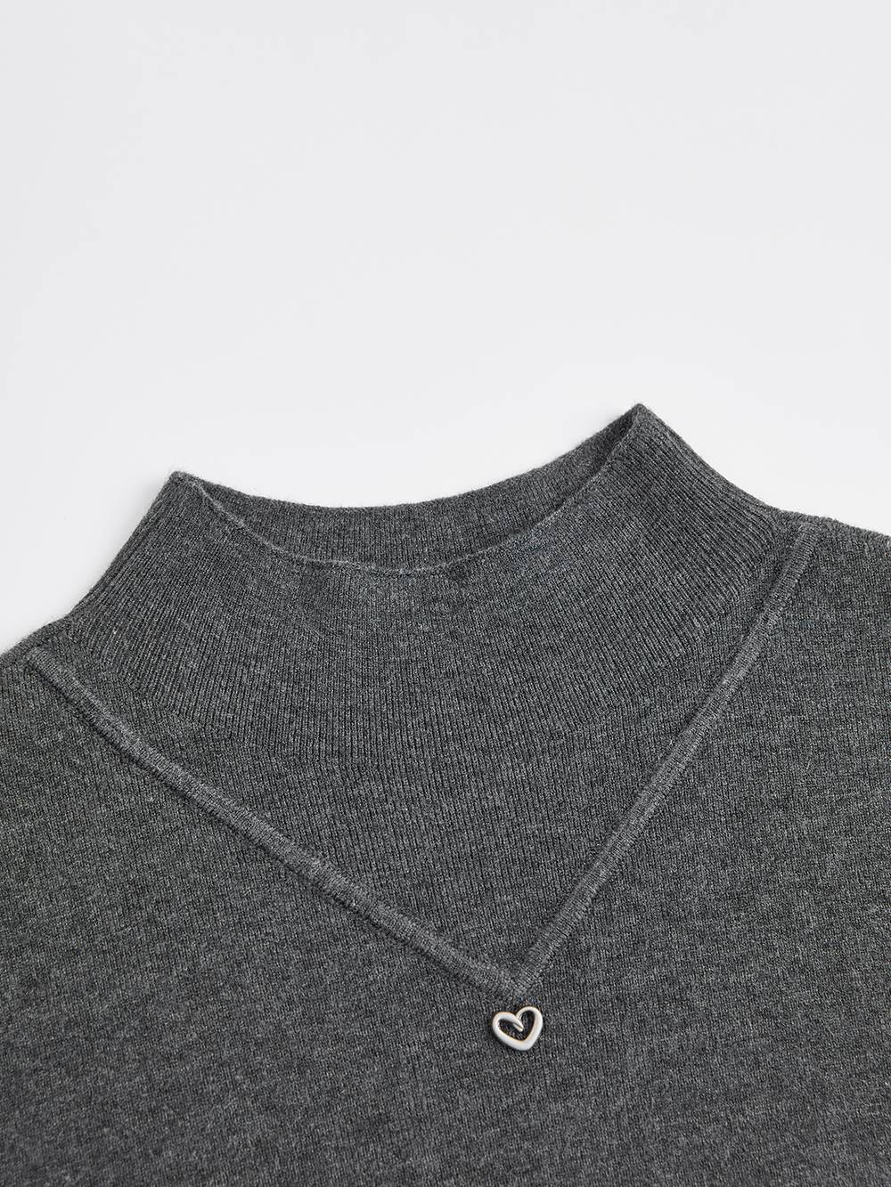 Mock Neck Knit Dress