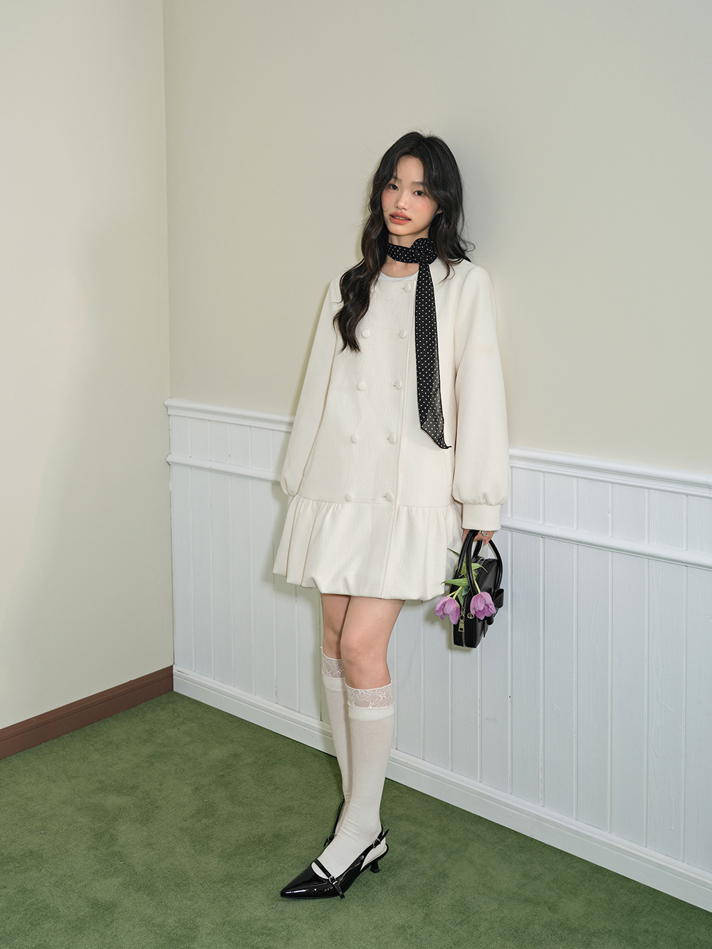 Double-Breasted Blazer Dress