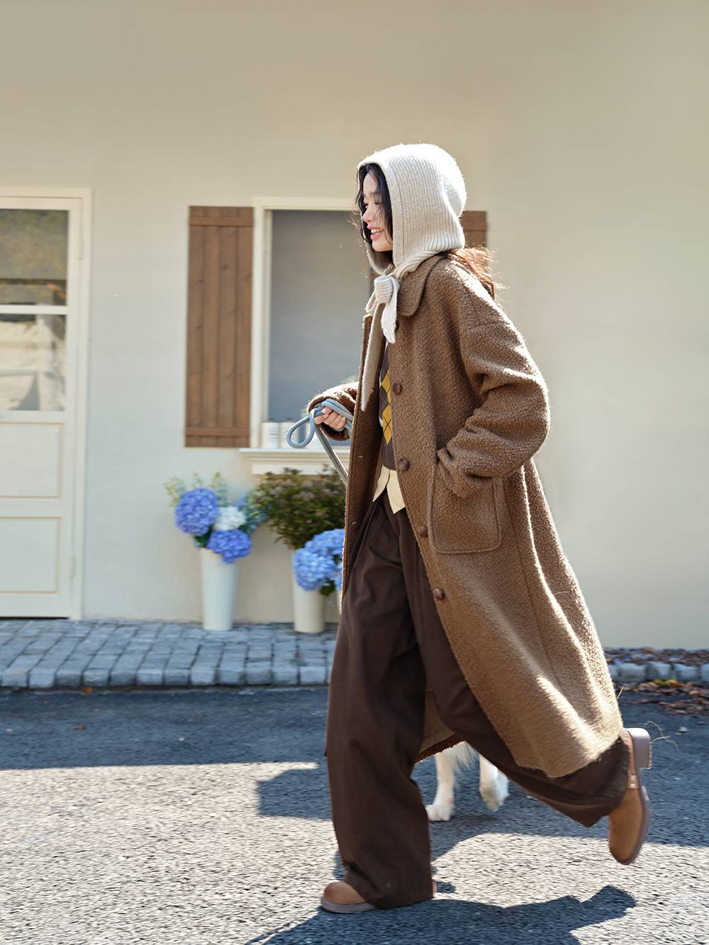 Ribbon Tie Straight Leg Pants