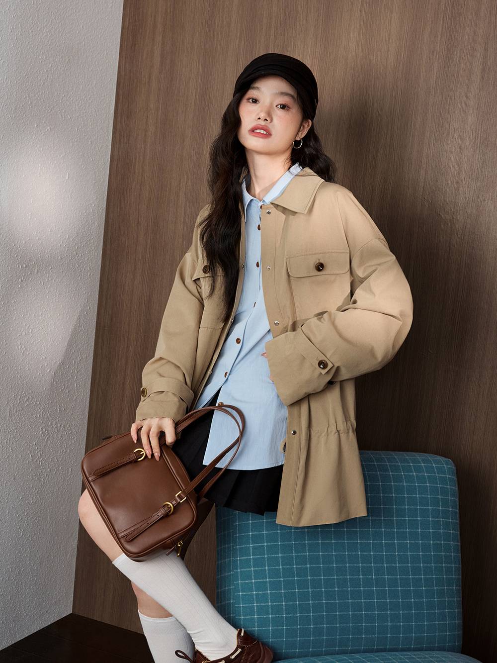 Drawstring Waist Jacket