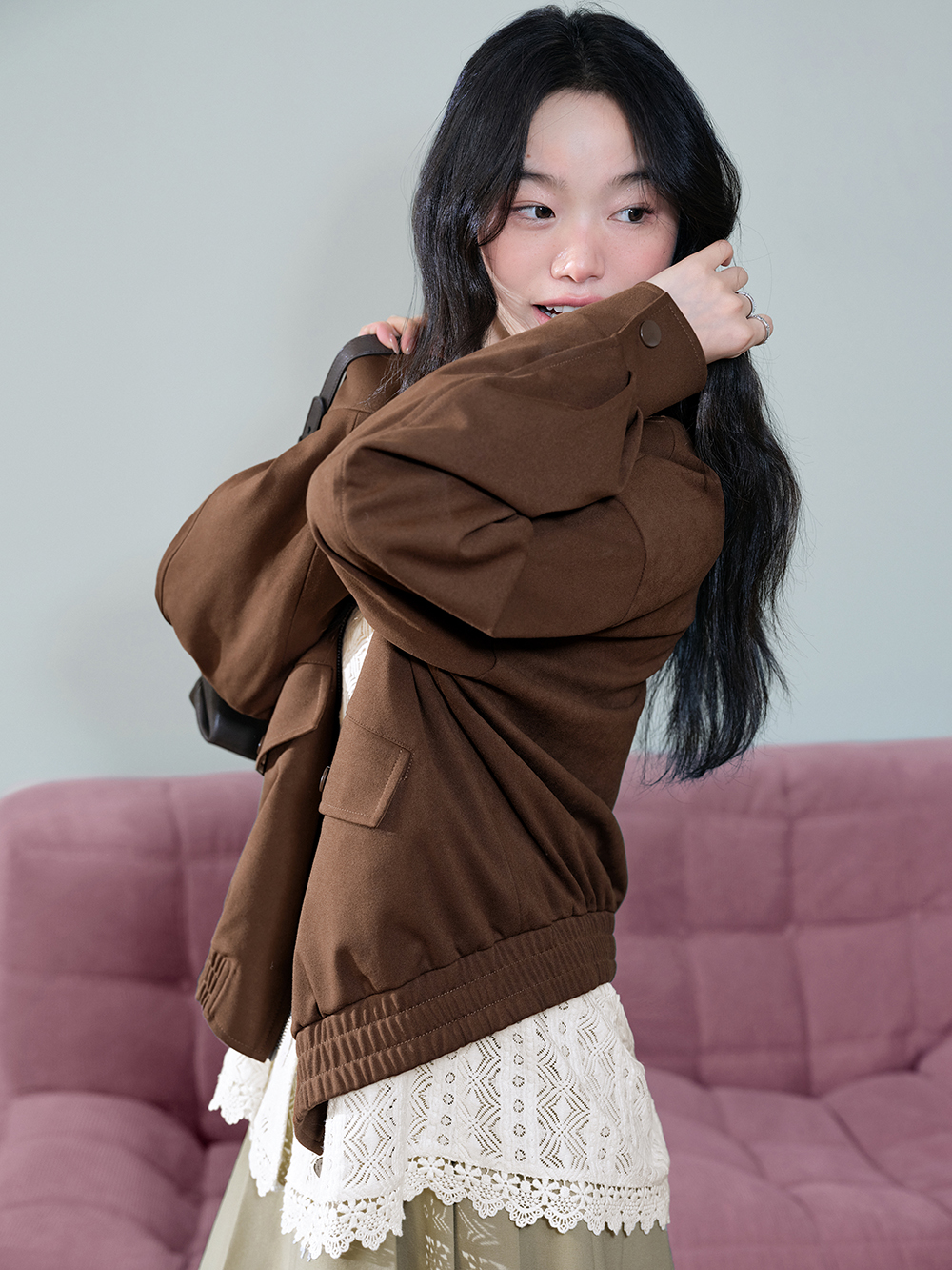 Bomber Jacket and Dress