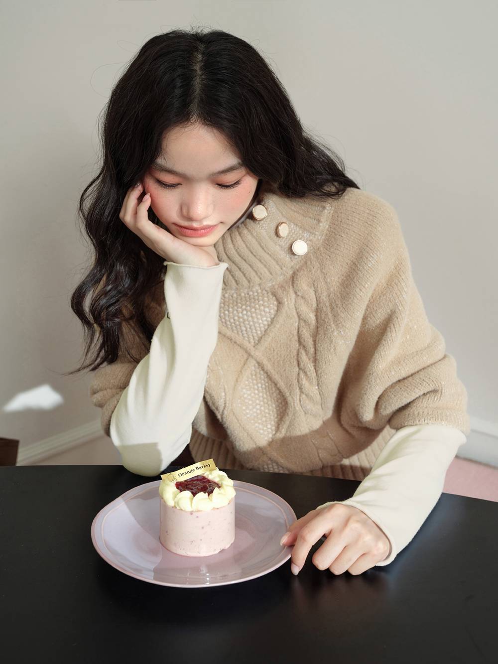 Cable Knit Turtleneck Sweater