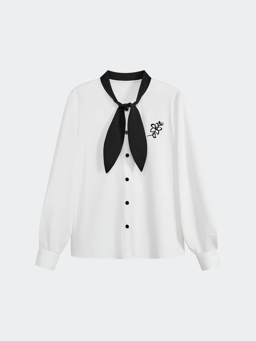 Bow Collar Blouse
