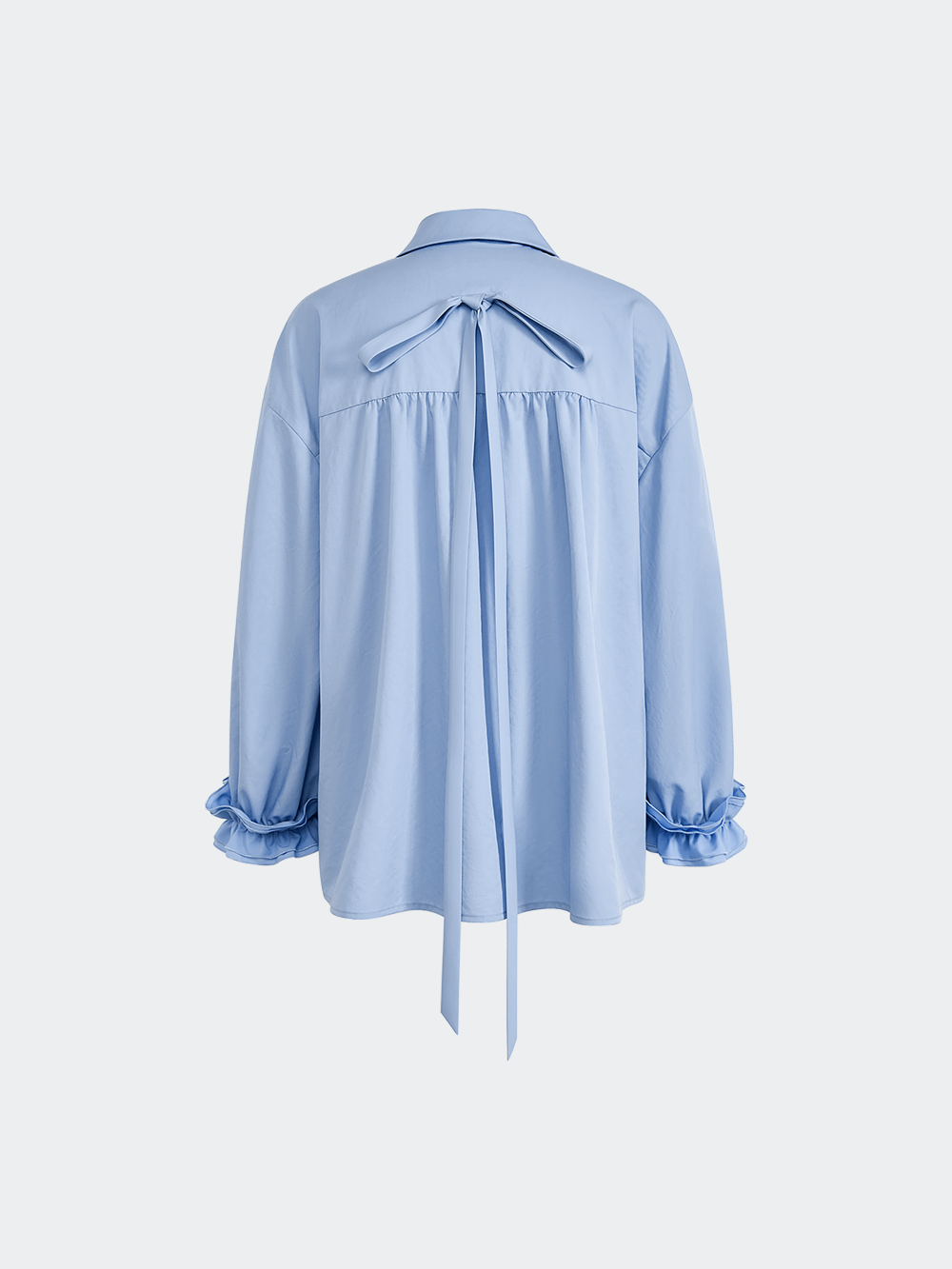Ribbon Tie Back Blouse