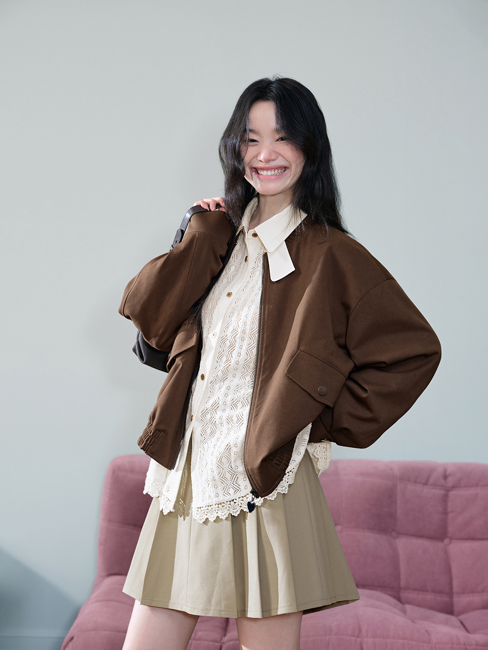 Bomber Jacket and Dress