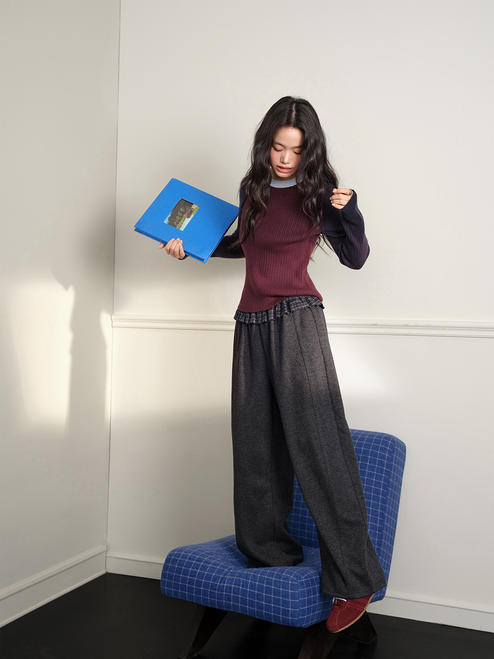 Ruffle Layered Pants