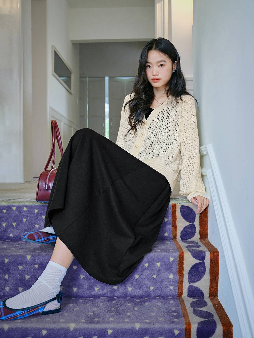 Knit Cardigan and Dress