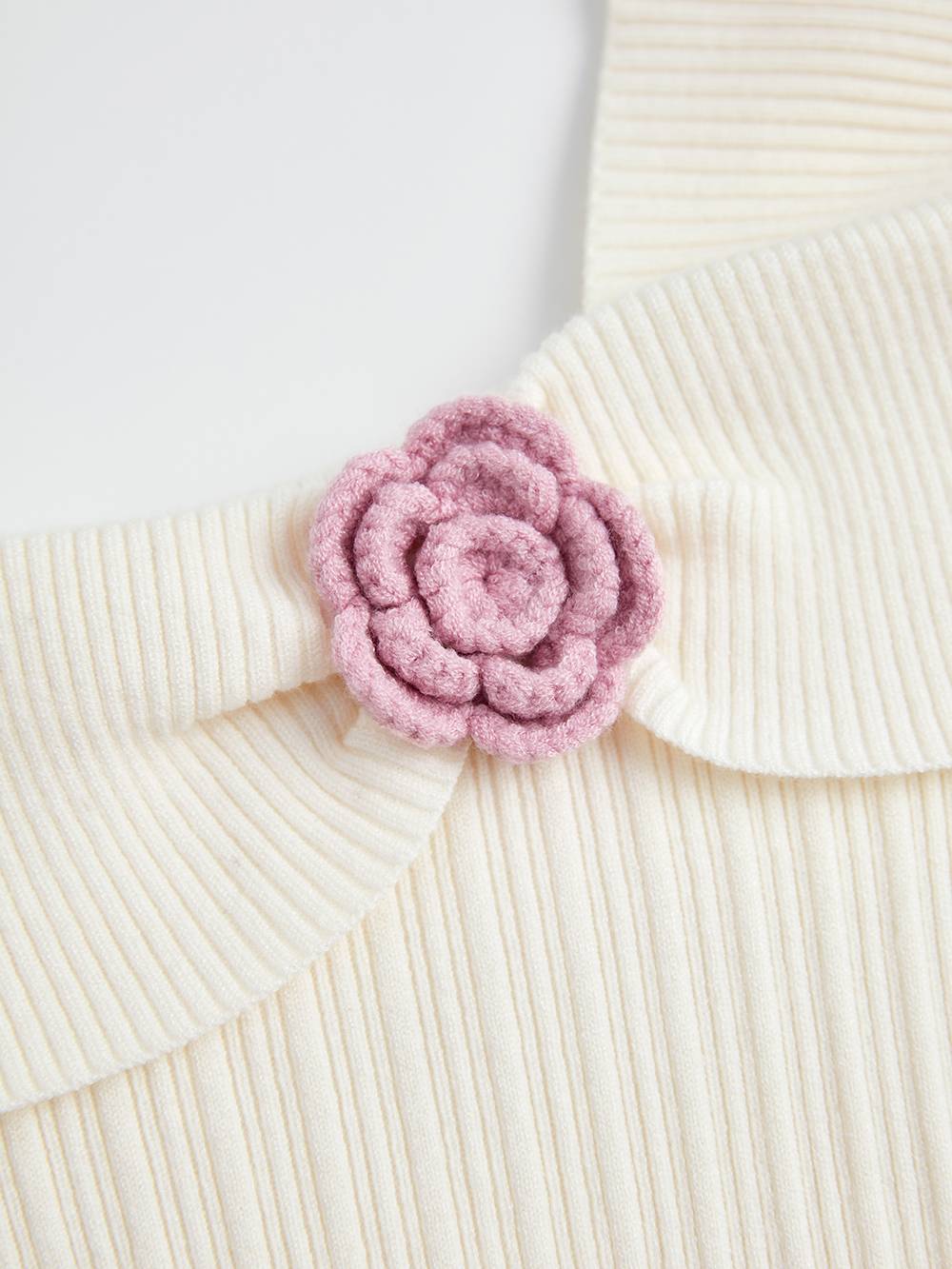 Two-Tone White-Pink Dress