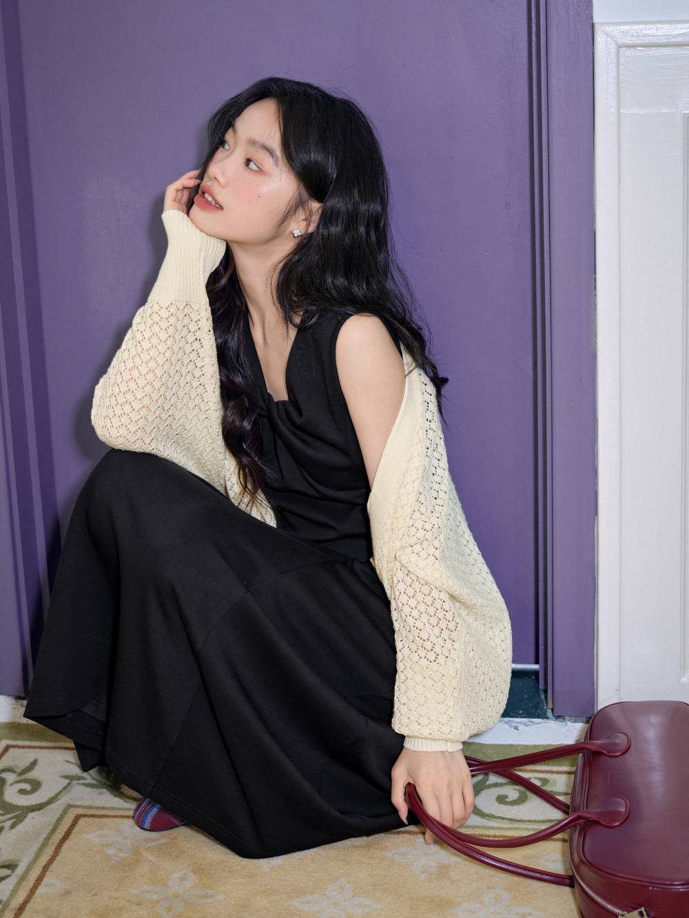 Knit Cardigan and Dress