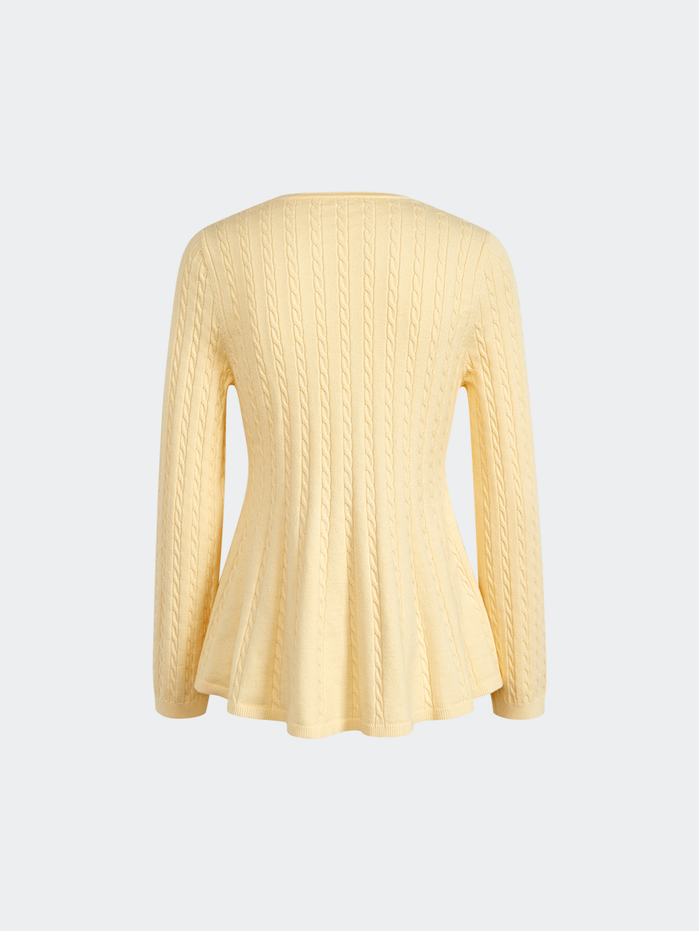 Knit Top and Lace Undershirt