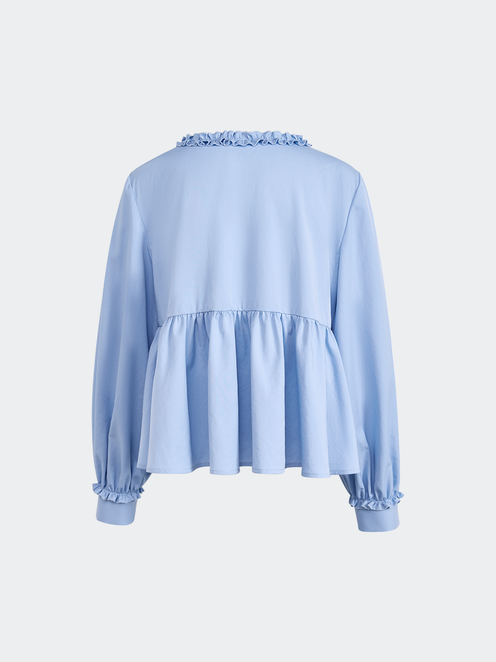 Ruffle-trim Blouse