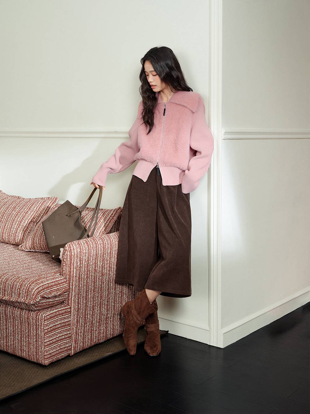 Cropped Wide Leg Pants