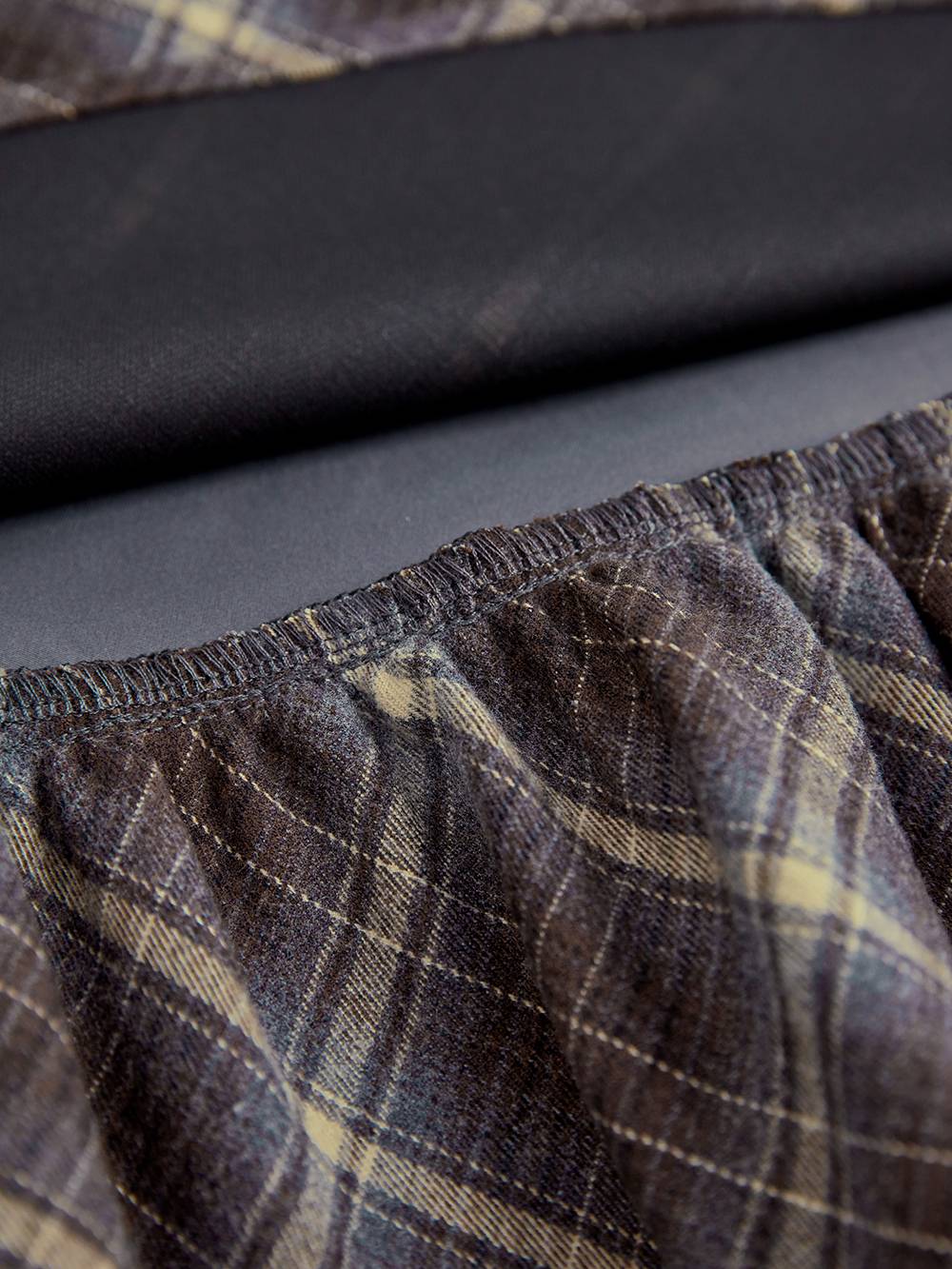 Layered Checked Dress