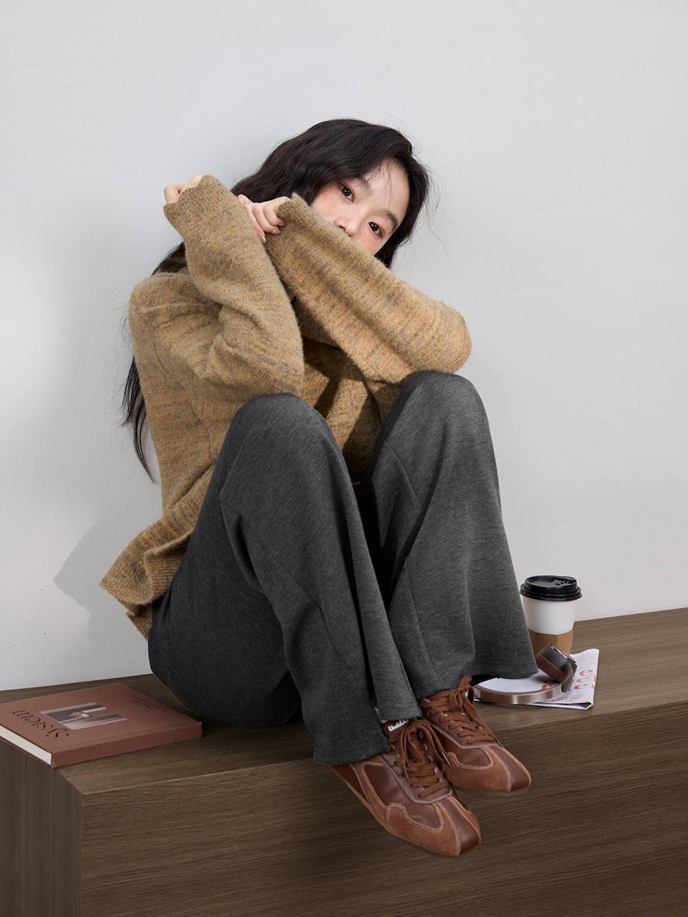 High-Waisted Flared Pants