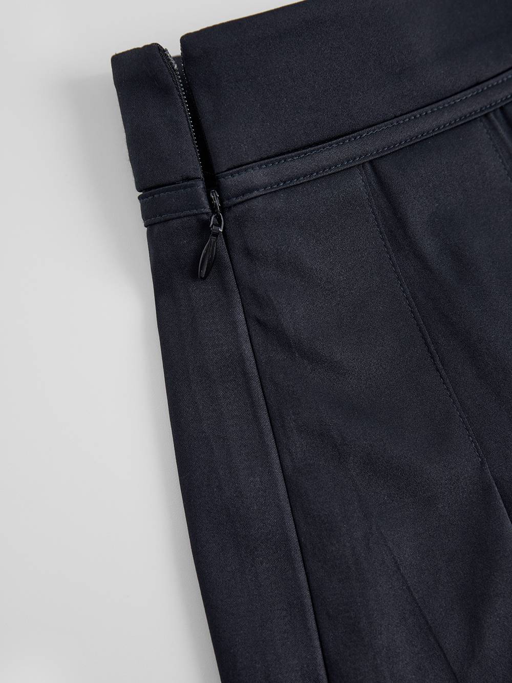 Belted Jacket and Pleated Skirt