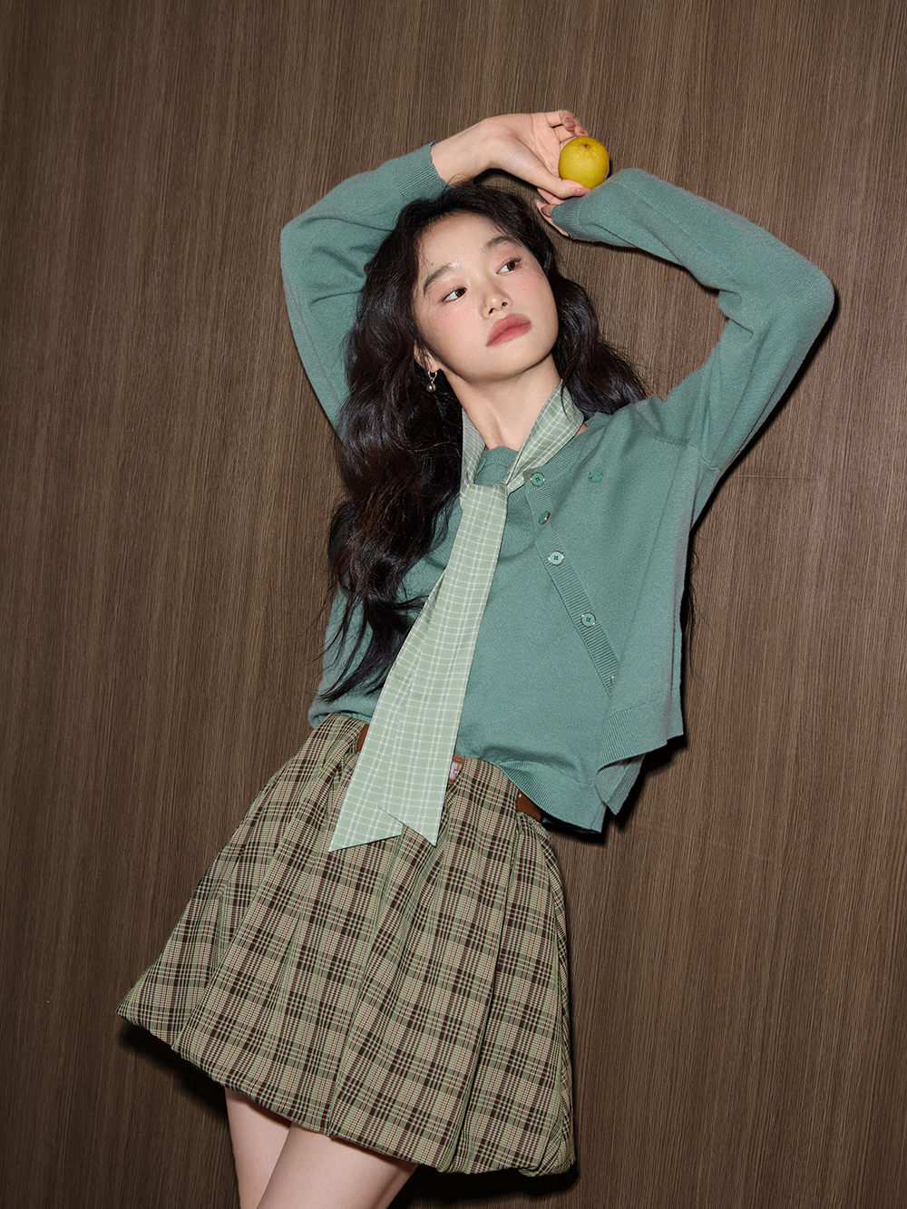 Cardigan Sweater and Knit Vest