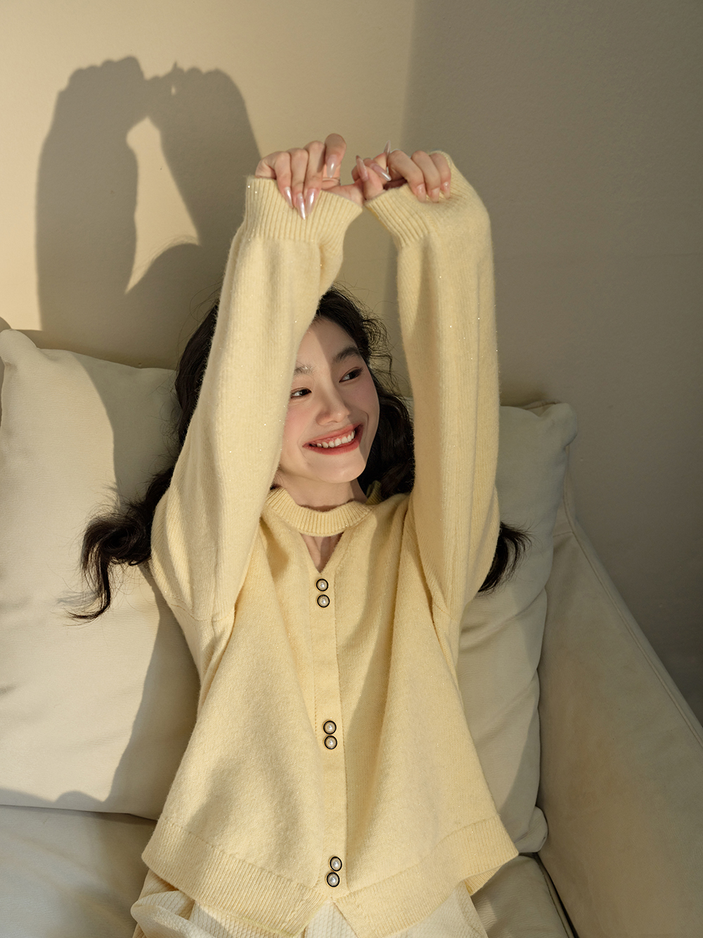 Front Cut Out Sweater