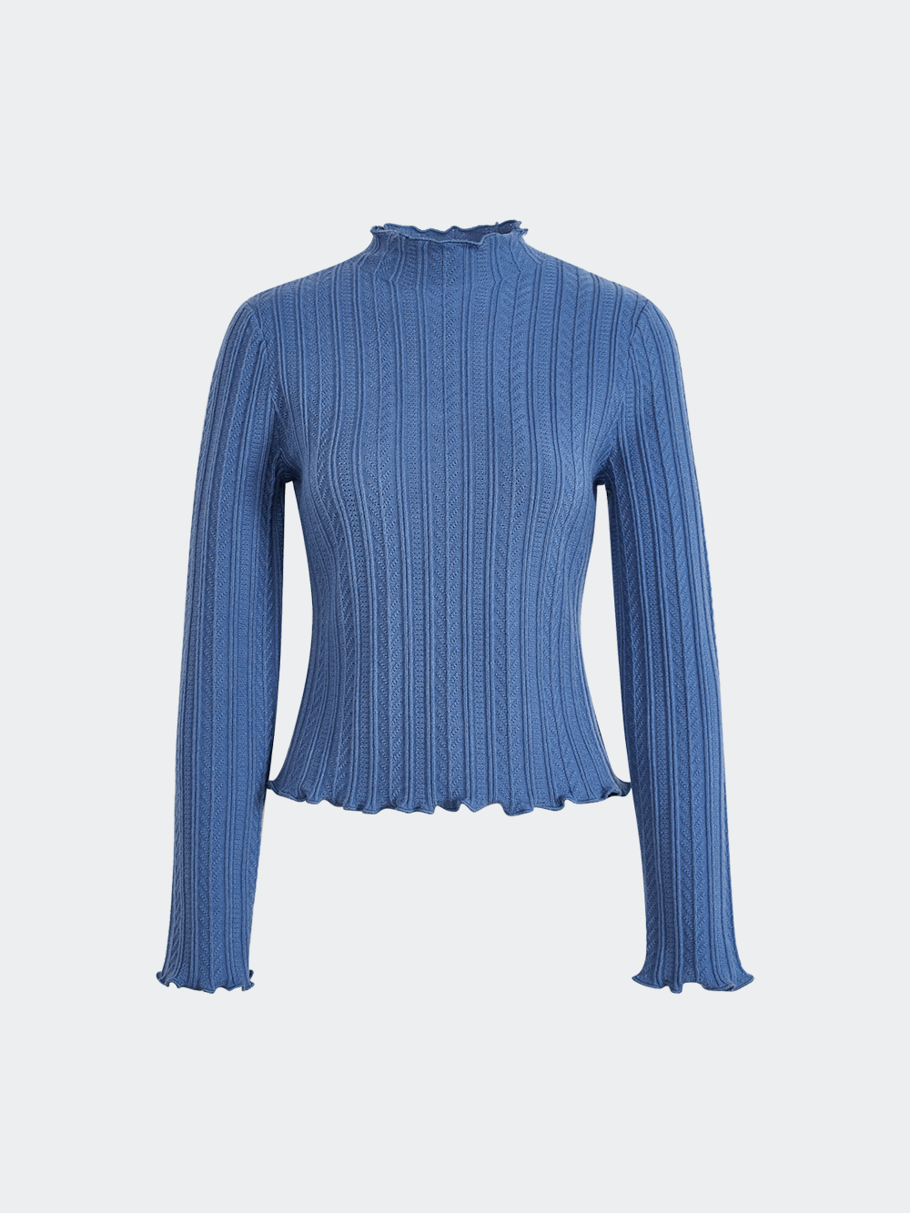 Mock Neck Knit Top