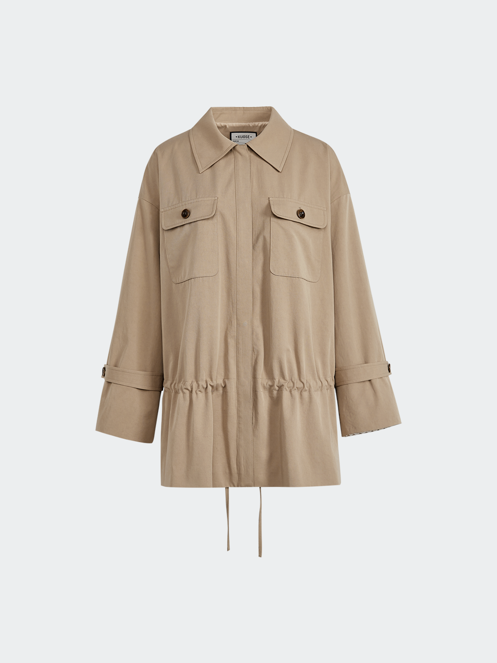 Drawstring Waist Jacket